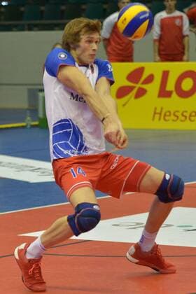 15.01.2017, xtkx, Volleyball 1.Bundesliga Herren, United Volleys - Solingen Volleys, emspor, v.l. Peter Wolf (United Volleys) , Rüsselsheim