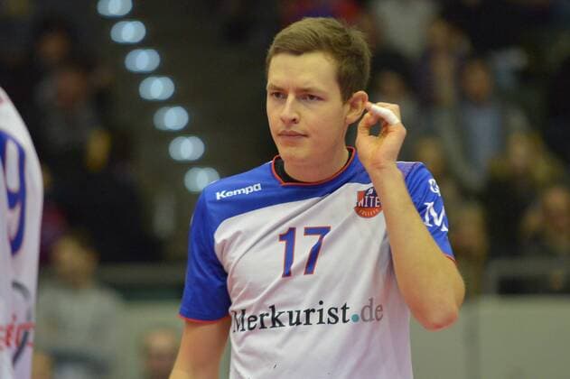 15.01.2017, xtkx, Volleyball 1.Bundesliga Herren, United Volleys - Solingen Volleys, emspor, v.l. Jan Zimmermann (United Volleys) , Rüsselsheim