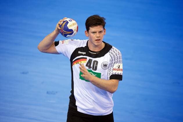 Handball Rouen 15.01.2017 Weltmeisterschaft Herren Männer WM Vorrunde Chile (CHI) - Deutschland (GER) Simon Ernst (Deutschland, No.40)