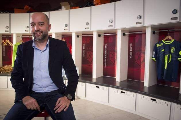 Gerard Lopez - Neuer Präsident LOSC FRA Fußball Ligue Une : OSC Lille Shooting - 13 01 2017 JBAutissier Panoramic 