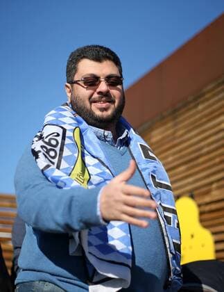 16.01.2017, Fussball 2.Bundesliga 2016 2017, Trainingslager TSV 1860 München im Trainingscamp One Troia (Portugal). Investor und Aufsichtsratsvorsitzende Hasan Ismaik (1860 München) 