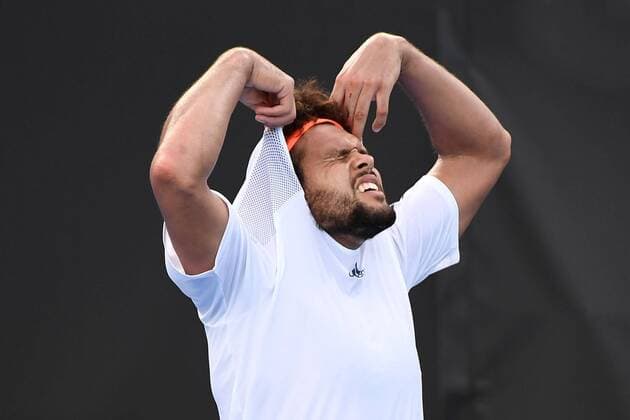 Bilder des Tages - SPORT Jo Wilfried Tsonga (FRA) TENNIS : Australian Open 2016 - 16 01 2017 VirginieBouyer Panoramic 
