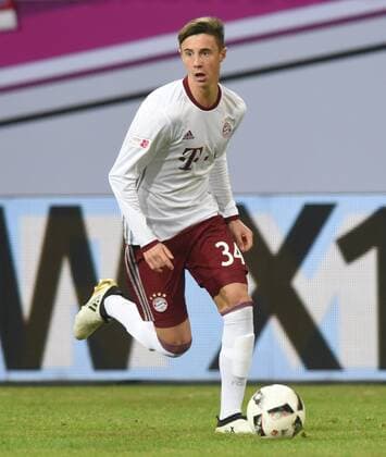Telekom Cup: Finale: FC Bayern München - FSV Mainz 05 14.01.2017. Marco Friedl (FCB) in Aktion. HM