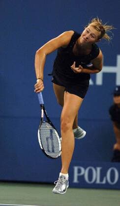 Sept. 10, 2006 - New York, New York, USA - K49638AR.Maria Sharapova wins US Open women s final against Justine Henin-Hardenne on september 9, 2006. ANDREA RENAULT- 2006. SHARAPOVA WIN 2 AR - ZUMAg49_ 76280501st