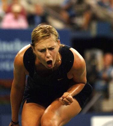 Sept. 10, 2006 - New York, New York, USA - K49638AR.Maria Sharapova wins US Open women s final against Justine Henin-Hardenne on september 9, 2006. ANDREA RENAULT- 2006. SHARAPOVA WIN - ZUMAg49_ 76280536st