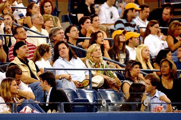Sept. 10, 2006 - New York, New York, USA - K49638AR.Maria Sharapova wins US Open women s final against Justine Henin-Hardenne on september 9, 2006.. andrea renault ROSIE O DONNELL CELEBS AT US OPEN AR - ZUMAg49_ 76280560st