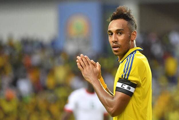 Bilder des Tages - SPORT Pierre Emerick Aubameyang (Gabun) Fußball Nationalteam : Gabun vs Burkina Faso - Coupe d Afrique des Nations Afrikacup - Libreville - 18 01 2017 Panoramic Panoramic 