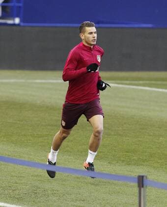 Lucas Hernandez. Atletico Madrid training session. In this picture, Lucas Hernandez. xFOTO:x©xDAVIDxMOIRONx 
