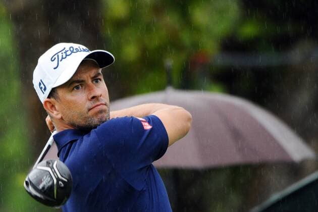 (170120) -- SINGAPORE, Jan. 20, 2017 -- Adam Scott of Australia tees off during the SMBC Singapore Open held at Singapore s Sentosa Golf Club, Jan. 20, 2017. ) (SP)SINGAPORE-GOLF-SMBC SINGAPORE OPEN ThenxChihxWey 