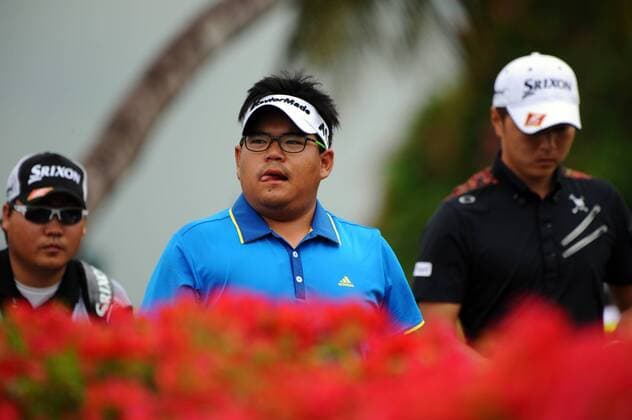 (170120) -- SINGAPORE, Jan. 20, 2017 -- Panuphol Pittayarat of Thailand looks on during the SMBC Singapore Open at Singapore s Sentosa Golf Club, Jan. 20, 2017. ) (SP)SINGAPORE-GOLF-SMBC SINGAPORE OPEN ThenxChihxWey 