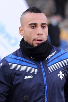 Fußball 1. Bundesliga 17. Spieltag SV Darmstadt 98 - Borussia Mönchengladbach am 21.01.2017 im Jonathan-Heimes-Stadion am Böllenfalltor in Darmstadt Änis Ben-Hatira ( Darmstadt ) xJKx