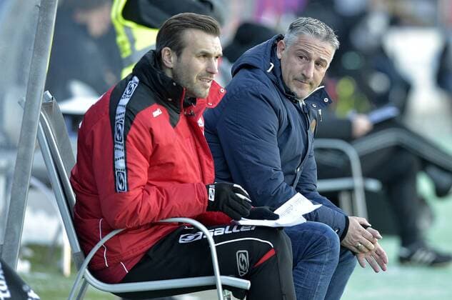 21-01-2017 pmk MZ100471 Fussball Herren Testspiel Saison 2016 2017 VfL Osnabrueck - Arminia Bielefeld Carsten RUMP -CO-Trainer- Bielefeld Juergen KRAMNY -Trainer- Bielefeld