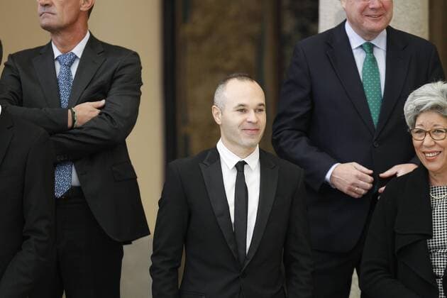 National Sports Awards in Madrid andres iniesta  xx xx