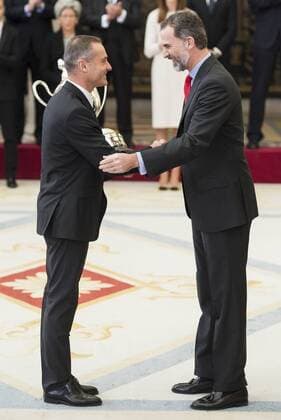 King Felipe VI attends to the National Sports Awards 2015 at El Pardo Palace in Madrid, Spain. January 23, 2017.  (76484530)