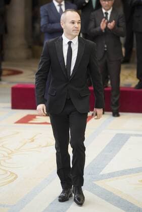 Andres Iniesta attends to the National Sports Awards 2015 at El Pardo Palace in Madrid, Spain. January 23, 2017.  (76484612)