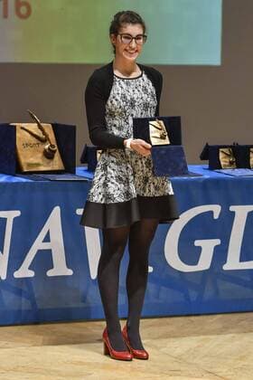 Verleihung des Premio Gianni Brera in Mailand Milano. Premio Gianni Brera. Sportivo dell anno 2016 sedicesima edizione. Pictured: Elisa Balsamo  Copyright: xBluxSickix xIPAx