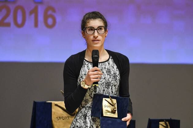Verleihung des Premio Gianni Brera in Mailand Milano. Premio Gianni Brera. Sportivo dell anno 2016 sedicesima edizione. Pictured: Elisa Balsamo  Copyright: xBluxSickix xIPAx