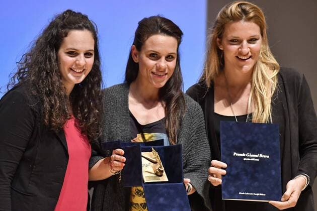 Verleihung des Premio Gianni Brera in Mailand Milano. Premio Gianni Brera. Sportivo dell anno 2016 sedicesima edizione. Pictured: rappresentanti squadra nazionale pallanuoto femminile italiano  Copyright: xBluxSickix xIPAx