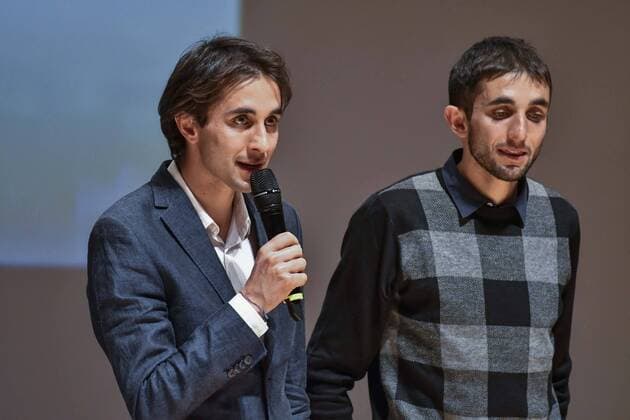 Verleihung des Premio Gianni Brera in Mailand Milano. Premio Gianni Brera. Sportivo dell anno 2016 sedicesima edizione. Pictured: Martin e Bernard Dematteis  Copyright: xBluxSickix xIPAx