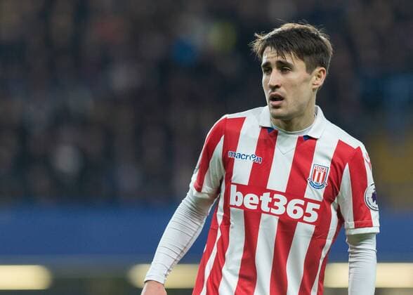 Bojan Krkic of Stoke City during the Premier League match between Chelsea FC and Stoke City at Stamford Bridge, London, England on 31 December 2016. Copyright: xVincexxMignottx 13510069