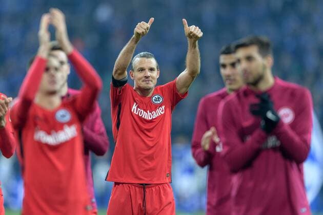 Bilder des Tages - SPORT Kapitaen Alexander Meier (Eintracht Frankfurt 14) beim Bundesligaspiel zwischen Schalke 04 und Eintracht Frankfurt am 27.01.2017, Gelsenkirchen Copyright: xSchuelerx xEibnerx-xPressefotox EP_JSE