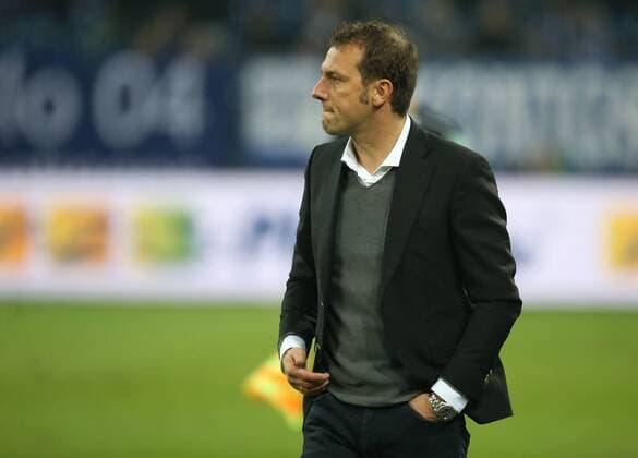 27.01.2017, Fussball GER, 1. Bundesliga Saison 2016 2017, 18. Spieltag, FC Schalke 04 - Eintracht Frankfurt, , Cheftrainer Markus WEINZIERL (FC Schalke 04) ist sauer