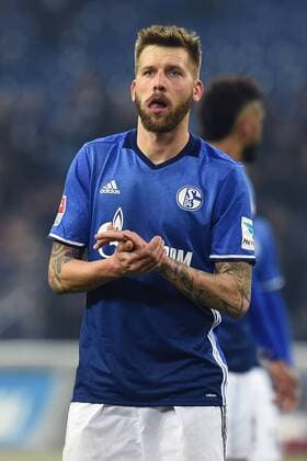 Fußball 1. Bundesliga 18. Spieltag FC Schalke 04 - Eintracht Frankfurt am 27.01.2017 in der Veltins Arena in Gelsenkirchen Guido Burgstaller ( Schalke ) enttäuscht xRx