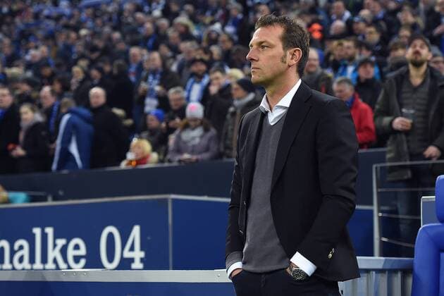 Fußball 1. Bundesliga 18. Spieltag FC Schalke 04 - Eintracht Frankfurt am 27.01.2017 in der Veltins Arena in Gelsenkirchen Markus Weinzierl ( Trainer Schalke ) xRx