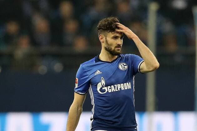 xuhjbGelsenkirchen, Veltins Arena, 27.01.17, 1. Bundesliga - 18. Spieltag - FC Schalke 04 - Eintracht Frankfurt Bild: Daniel Caligiuri (Schalke04)e Gelsenkirchen