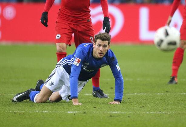 27.01.2017, Fussball GER, 1. Bundesliga Saison 2016 2017, 18. Spieltag, FC Schalke 04 - Eintracht Frankfurt 0:1, Leon Goretzka (Schalke 04)