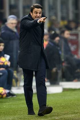 Massimo Oddo allenatore Pescara coach Milano 28-01-2017 Stadio Giuseppe Meazza - Football Calcio Serie A Inter Mailand - Delfino Pescara 1936. GxC