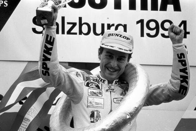 Großer Preis von Österreich 1994 auf dem Salzburgring, Dirk Raudies (Deutschland Honda), Sieger der 125er Klasse