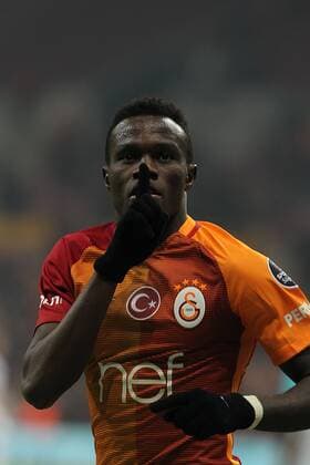 Turkey superlig match between Galatasaray and Akhisar Belediyespor at Turk Telkom Arena in Istanbul , Turkey , on January 28 , 2017. Final Score : Galatasaray 6 - Akhisar Beledyespor 0 Pictured: Bruma of Galatasaray. 