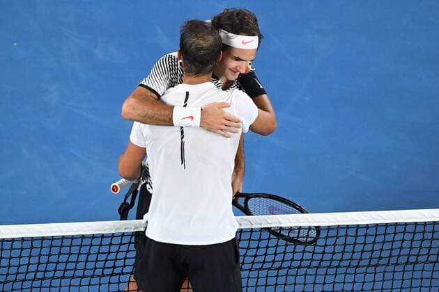 Roger Federer (Sui) defeats Rafael Nadal (Esp) TENNIS : AUSTRALIAN OPEN 2017 antoinecouvercelle panoramic 
