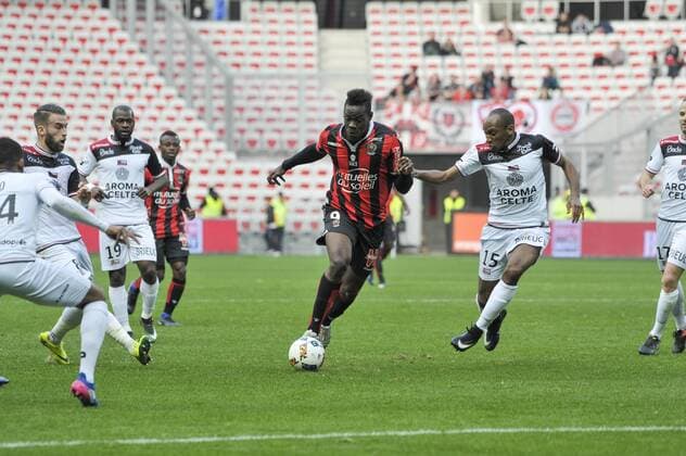 Mario Balotelli (OGC NIce) FOOTBALL : OGC Nice vs EA Guingamp - Ligue 1 - Nice - 29 01 2017 NorbertScanella Panoramic 