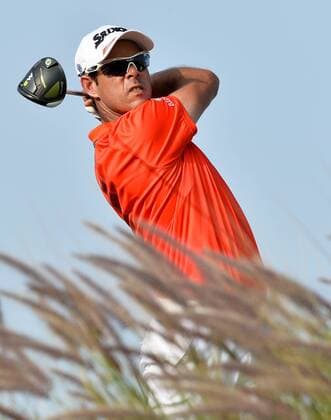 (170129) -- DOHA, Jan. 28, 2017 -- Jaco Van Zyl of South Africa hits his tee shot at the 16th hole during the third day match at Qatar Masters at the Doha Golf Club in Doha, capital of Qatar, on January 28, 2017. ) (SP)QATAR-DOHA-GOLF-QATAR MASTERS-DAY 3 Nikku 