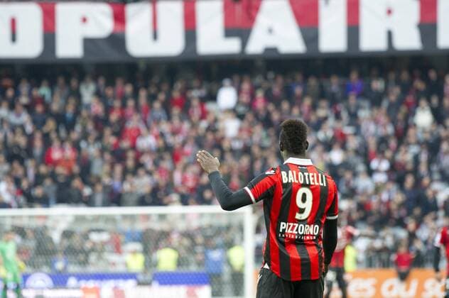 Mario Balotelli (OGC NIce) FOOTBALL : OGC Nice vs EA Guingamp - Ligue 1 - Nice - 29 01 2017 NorbertScanella Panoramic 