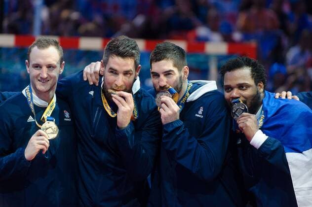 Handball, WM, Finale, Frankreich - Norwegen 2017.01.29 2017 Final Francja - Norwegia 2017.01.29 Paris Handball IHF Mens World Championship WM Weltmeisterschaft France 2017 Final France - Norway Mistrz Swiata Francja  20170129_PF_PA079