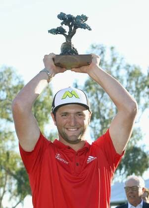 PGA Tour, Jon Rahm gewinnt Farmers Insurance Open Golf: Rahm wins Farmers Insurance Open Jon Rahm of Spain celebrates after winning the Farmers Insurance Open at Torrey Pines Golf Course in La Jolla, California, on Jan. 29, 2017. 