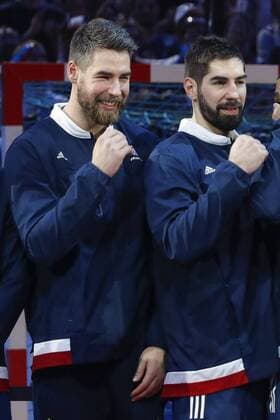 Handball, WM, Frankreich feiert 6. Weltmeister-Titel Luka Karabatic (Frankreich) et Nikola Karabatic (Frankreich) HANDBALL : WM Finale, Nationalteam Frankreich vs Norwegen 29 01 2017 GwendolineLeGoff 