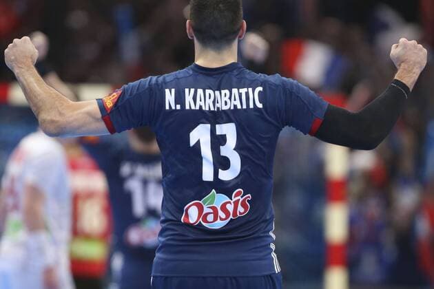 Themen der Woche - SPORT Bilder des Tages - SPORT Jubel Nikola Karabatic (Frankreich) HANDBALL : WM Finale, Nationalteam Frankreich vs Norwegen 29 01 2017 GwendolineLeGoff 