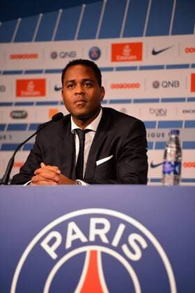 Patrick Kluivert (directeur du football au PSG) FOOTBALL : PK, Präsentation Neuzugänge Paris SG- 30 01 2017 AnthonyBIBARD FEP 