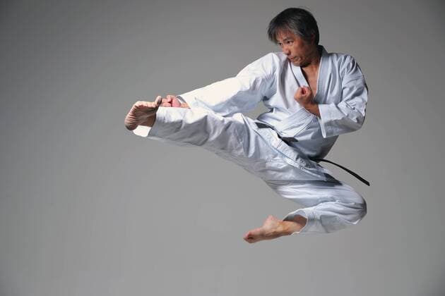 Japanese karate master training R160619_MR01.jpg  (qdwg001010)