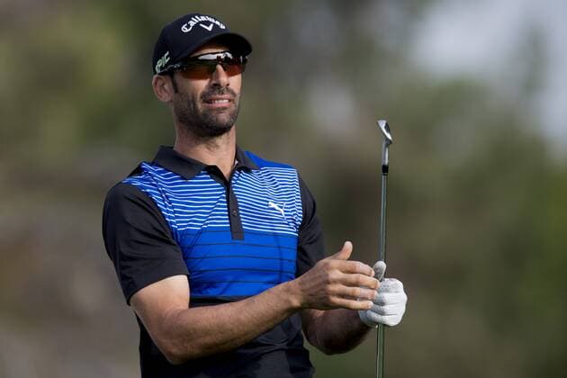 170202 Alvaro Quiros, Spanien - Abschlag - Tag 1 - Dubai Dessert Classic - 2 februar 2017 .  Copyright: LUDVIGxTHUNMAN BB170202LT005