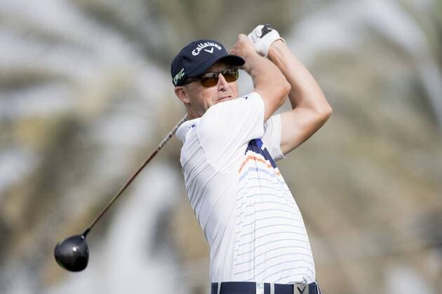 170202 Niclas Fasth, (SWE) - Abschlag - Tag 1 - Dubai Dessert Classic - 2 februar 2017 .  Copyright: LUDVIGxTHUNMAN BB170202LT040