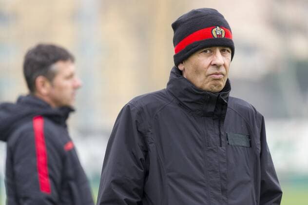 Fußball, OGC Nizza Training Lucien Favre (Coach OGC Nice) Fußball FRA - Training OGC Nizza - Ligue 1 - 02 02 2017 NorbertScanella Panoramic 