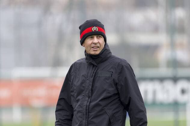 Fußball, OGC Nizza Training Lucien Favre (Coach OGC Nice) Fußball FRA - Training OGC Nizza - Ligue 1 - 02 02 2017 NorbertScanella Panoramic 