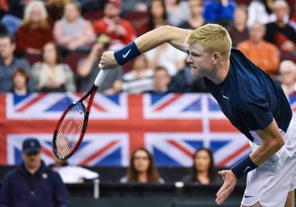Bilder des Tages - SPORT February 3, 2017 - Ottawa, Ontario, Canada - OTTAWA, ON - FEBRUARY 3: Kyle Edmund of Great Britain in action during Davis Cup World Group tie between Canada and Great Britain at TD Place Arena on February 3, 2017 in Ottawa, Ontario, Canada...PHOTO: Tennis: Canada v GB: Davis Cup by BNP Paribas World Group First Round - ZUMAk120 20170203_zap_k120_020 Copyright: xStevexKingsmanx