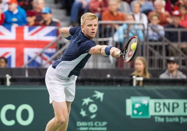 February 3, 2017 - Ottawa, Ontario, Canada - OTTAWA, ON - FEBRUARY 3: Kyle Edmund of Great Britain in action during Davis Cup World Group tie between Canada and Great Britain at TD Place Arena on February 3, 2017 in Ottawa, Ontario, Canada...PHOTO: Tennis: Canada v GB: Davis Cup by BNP Paribas World Group First Round - ZUMAk120 20170203_zap_k120_028 Copyright: xStevexKingsmanx
