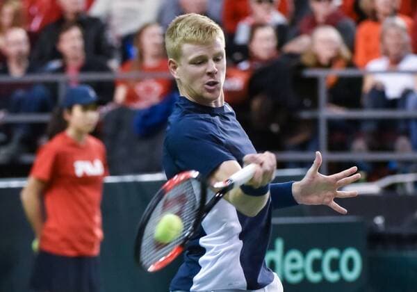 February 3, 2017 - Ottawa, Ontario, Canada - OTTAWA, ON - FEBRUARY 3: Kyle Edmund of Great Britain in action during Davis Cup World Group tie between Canada and Great Britain at TD Place Arena on February 3, 2017 in Ottawa, Ontario, Canada...PHOTO: Tennis: Canada v GB: Davis Cup by BNP Paribas World Group First Round - ZUMAk120 20170203_zap_k120_030 Copyright: xStevexKingsmanx